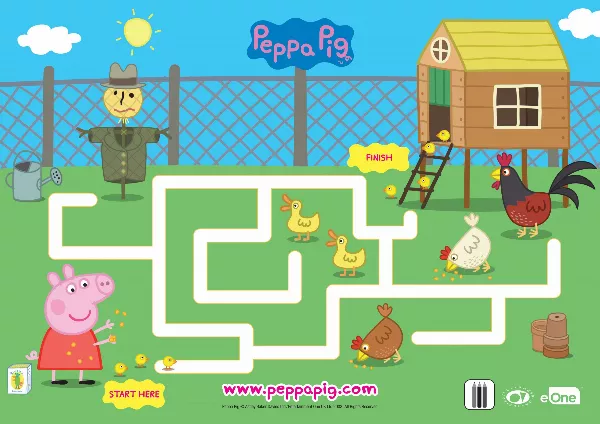 Peppa Pig Farm Maze
